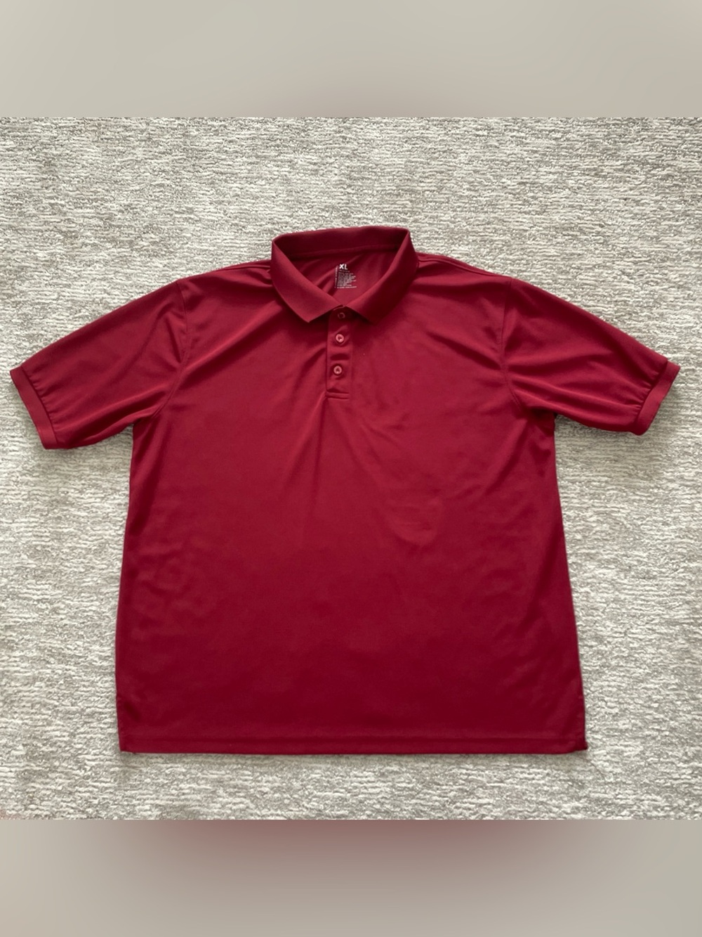 Bluestar Clothing Co. Red Polo Shirt Men’s Size XL Short Sleeve Performance